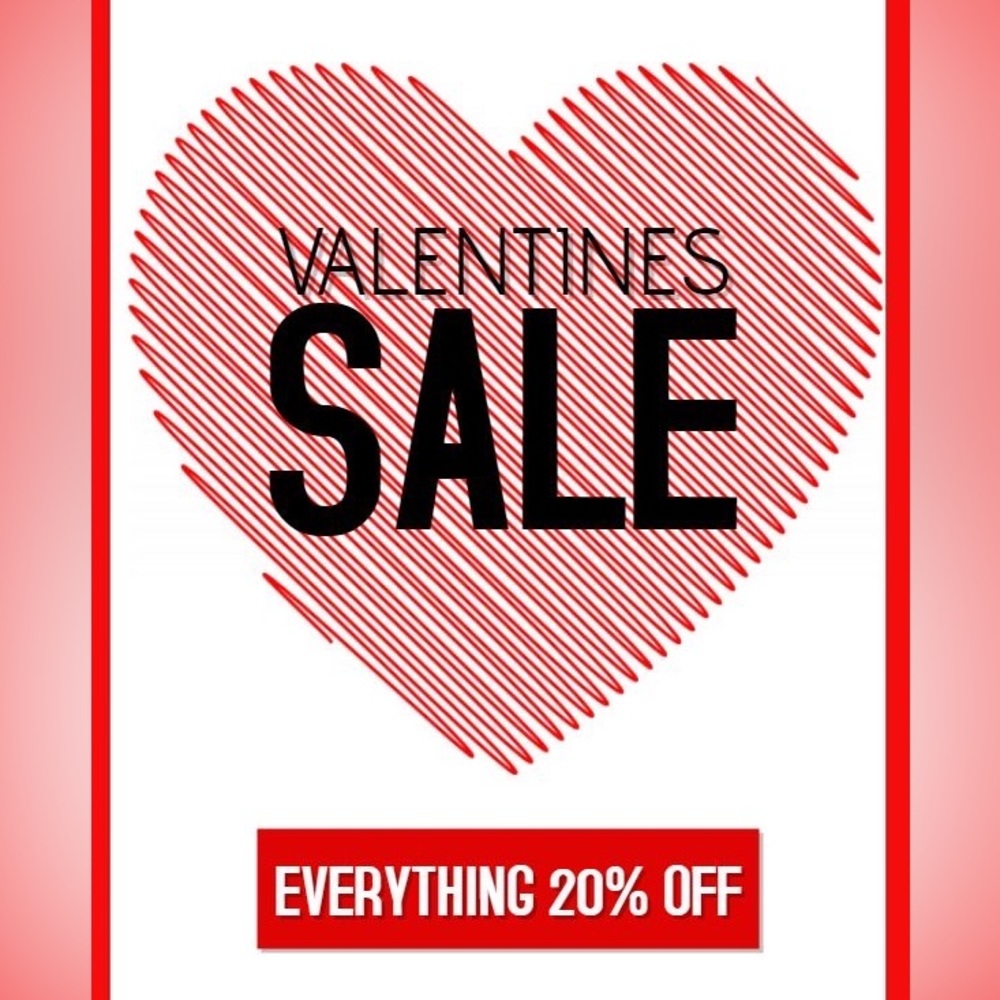 Valentines Day Closet Sale!! 💋 20% off all items. Valid 2/5/23-2/12/23.